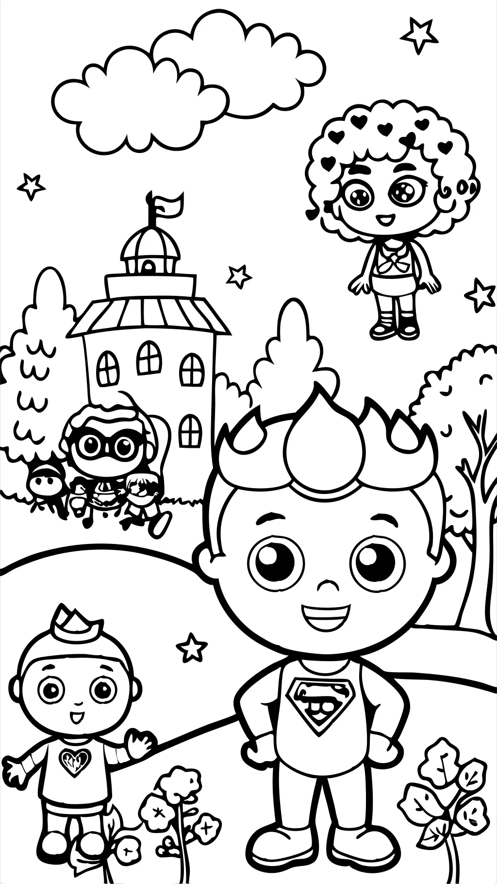 Super Why Coloring Page